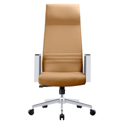 Aleen High-Back Office Chair in Acorn Brown