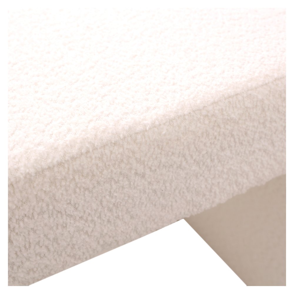 Vint 26” Bench Upholstered in Velvet Boucle