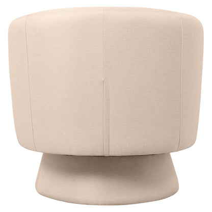 Raze Collection Modern Accent Chair in Oatmean Linen