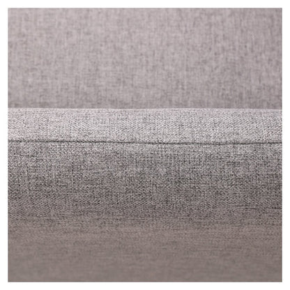 Nyta Collection Modern Accent Chair in Grey Linen