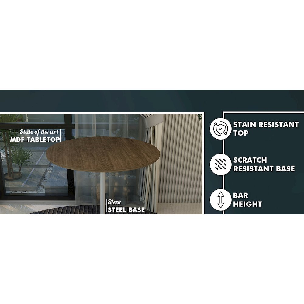 Verve Collection Modern Bar Height Table