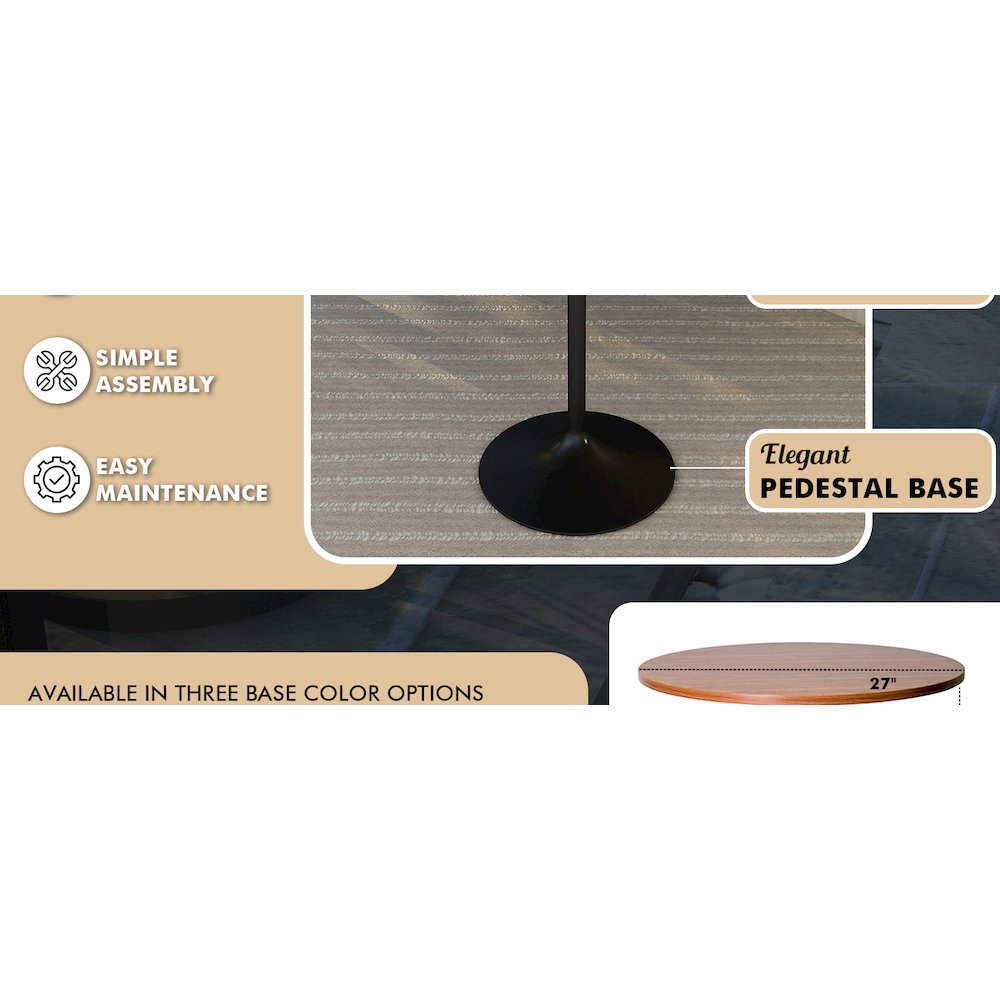 Verve Collection Modern Bar Height Table