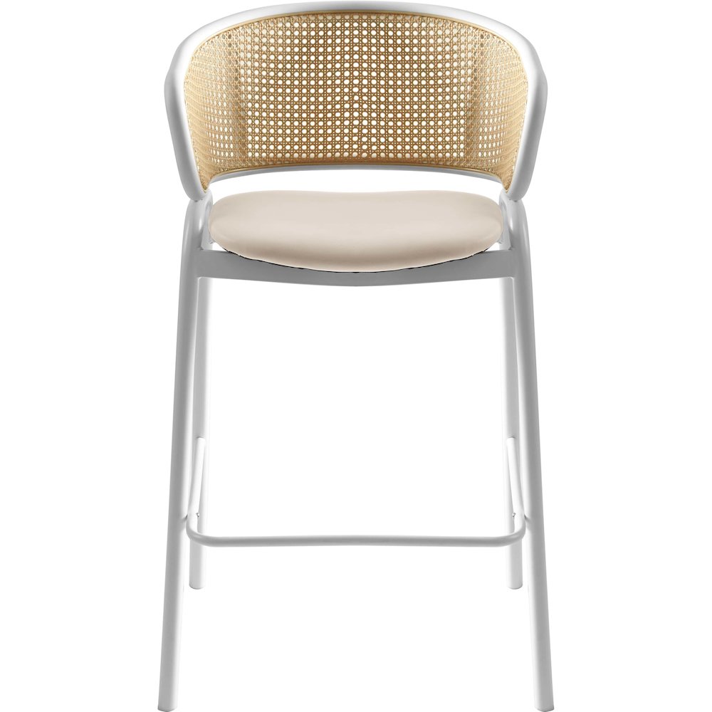 Ervilla Wicker Bar Stool Set of 2