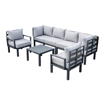 Chelsea 7-Piece Patio Sectional And Coffee Table