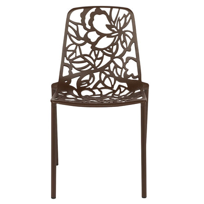 Modern Devon Aluminum Chair, Set of 2