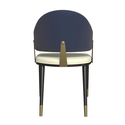 Aria Series Modern Dining Chair in Blue Set of 2