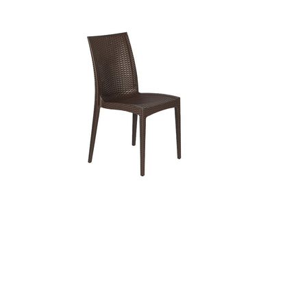 Weave Mace Indoor/Outdoor Dining Chair (Armless)