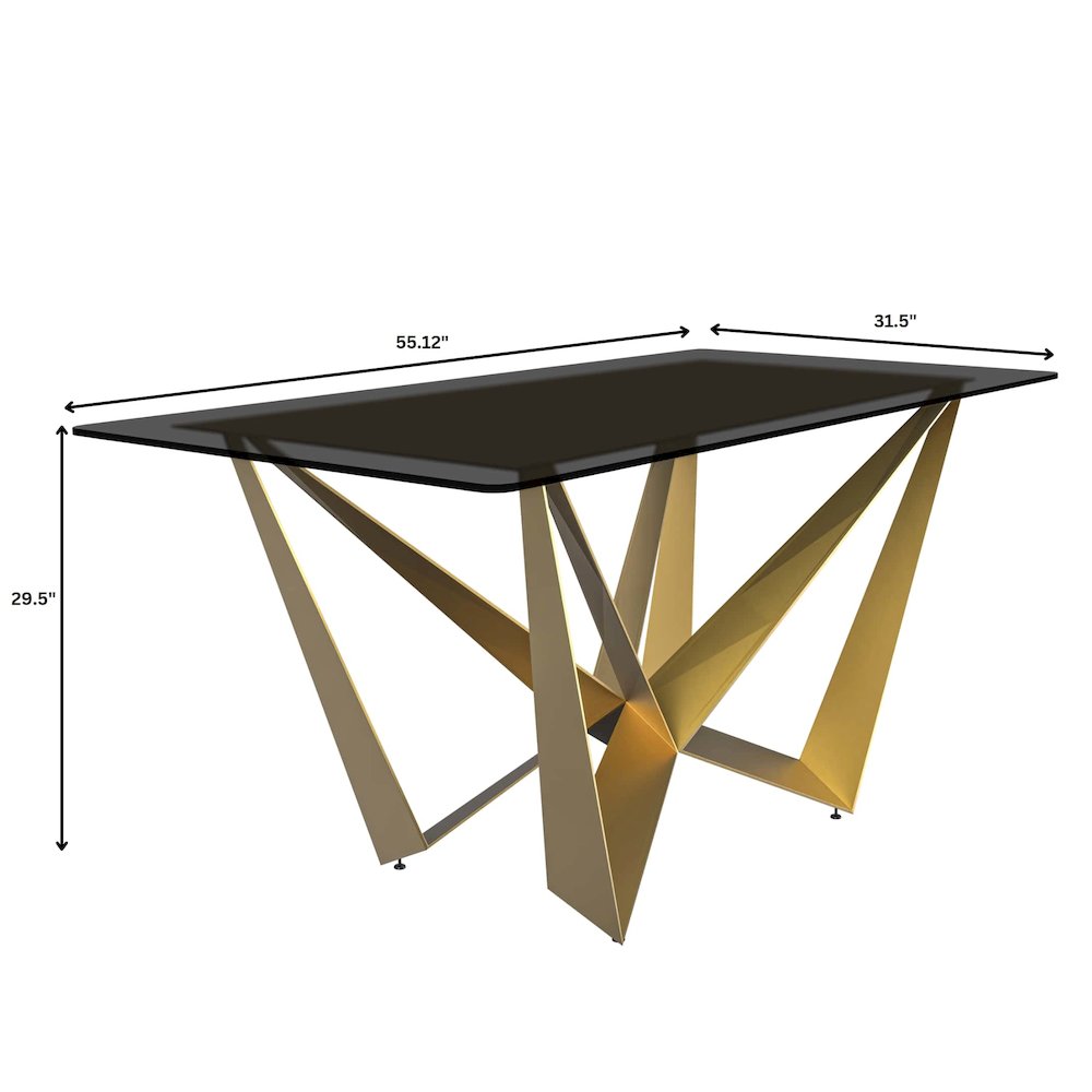 Nuvor Mid-Century Modern Dining Table