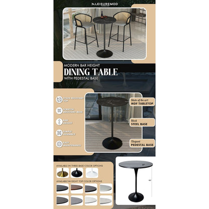 Lawrence Acrylic Folding Chair With Gold Metal Frame