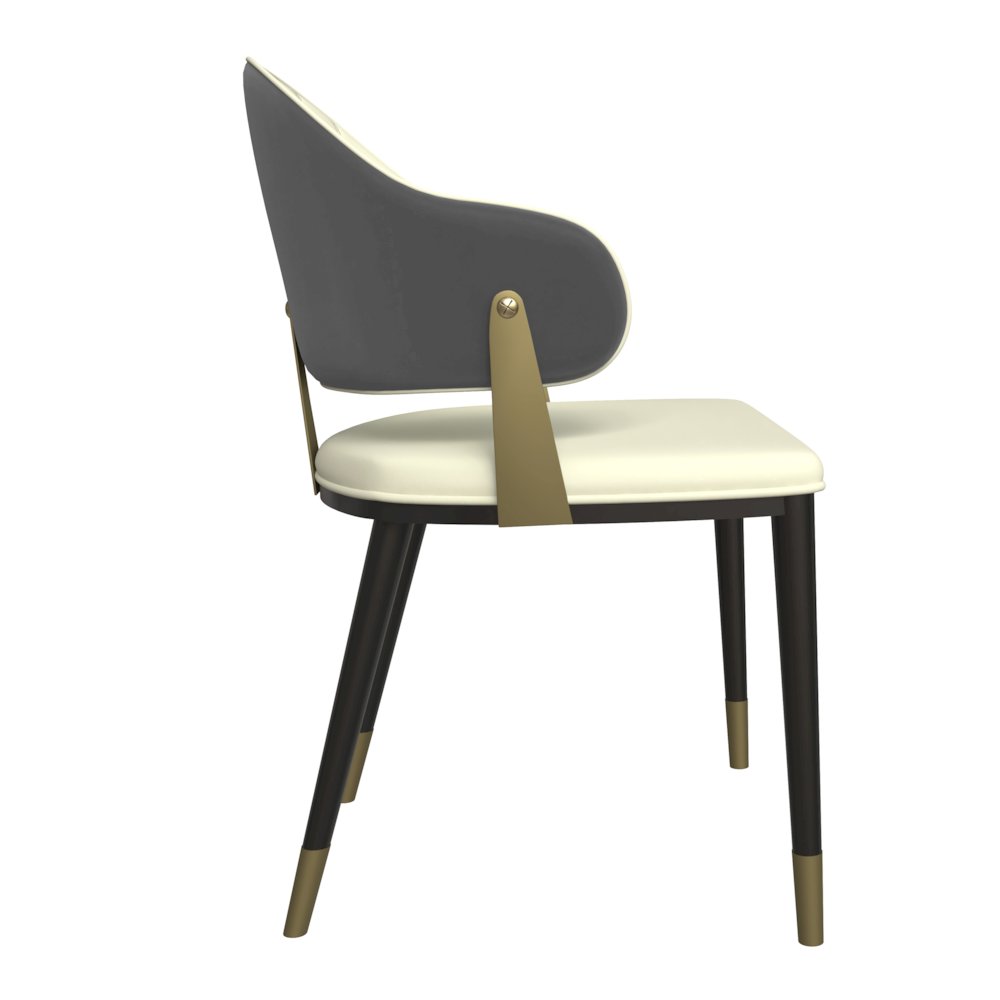 Aria Series Modern Dining Chair in Grey