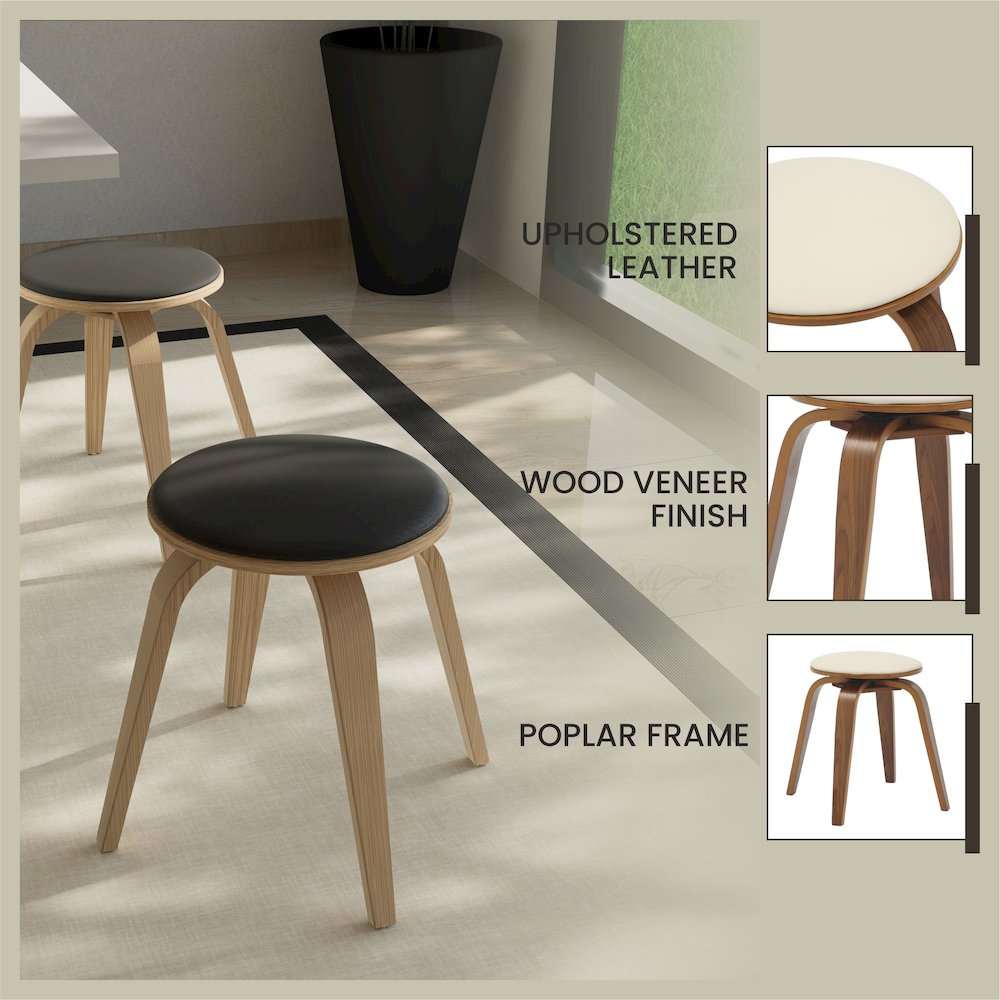 Modern Wooden Dining Stool