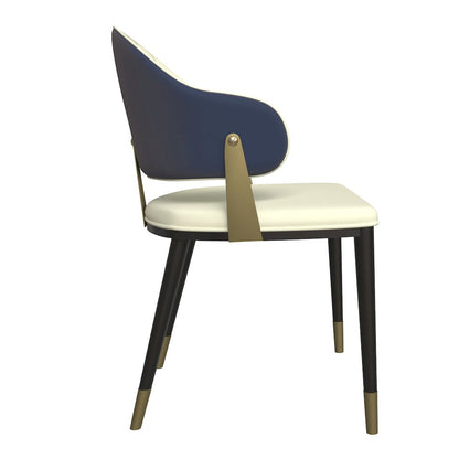 Aria Series Modern Dining Chair in Blue Set of 2