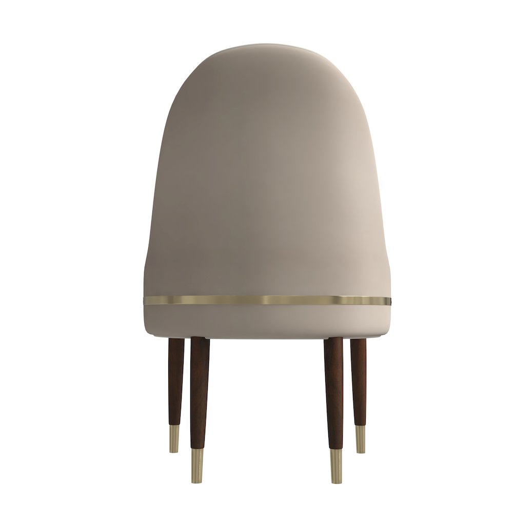 Elara Collection Wooden Dining Chair in Cream