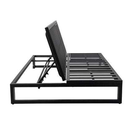 Chelsea Convertible Lounge Reclining Double Chaise With Cushions