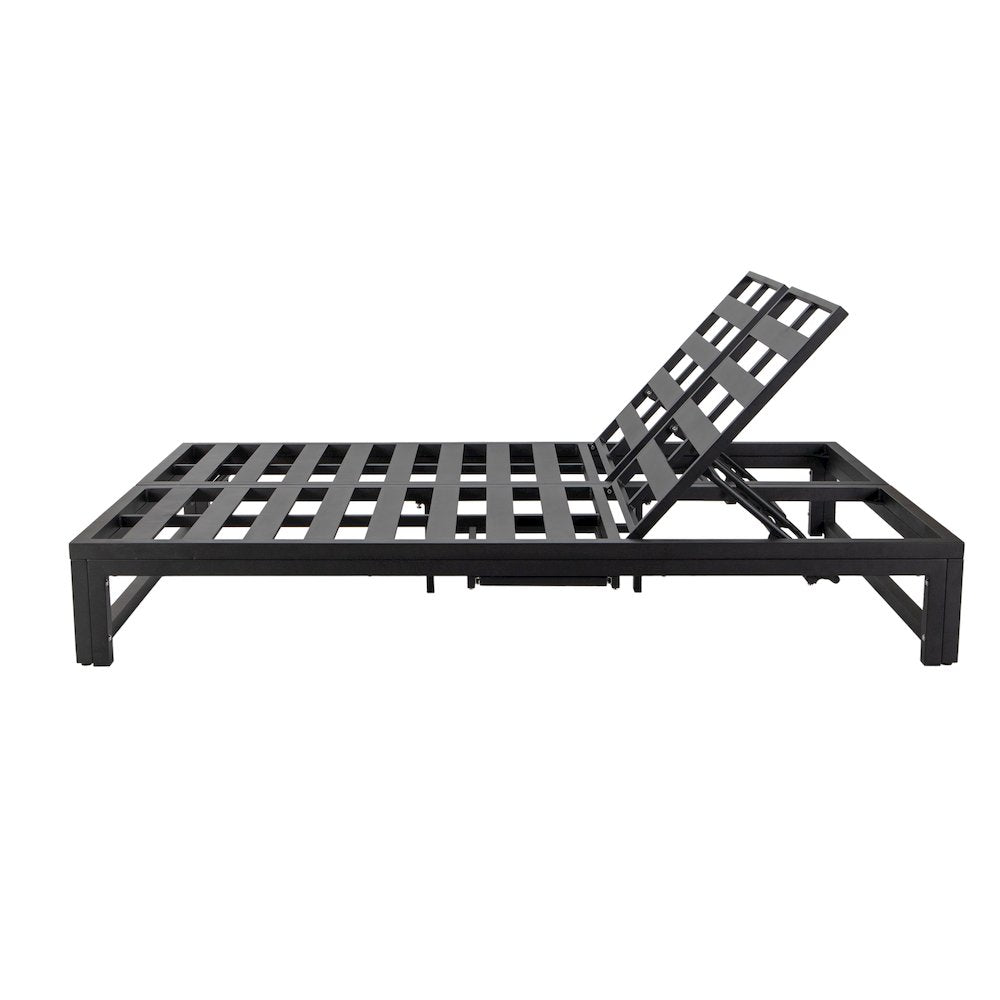 Chelsea Convertible Lounge Reclining Double Chaise With Cushions
