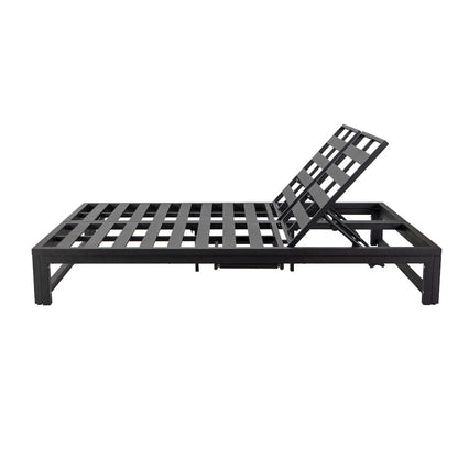 Chelsea Convertible Lounge Reclining Double Chaise With Cushions
