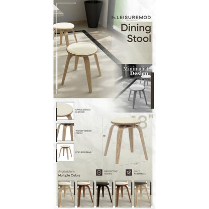 Modern Wooden Dining Stool