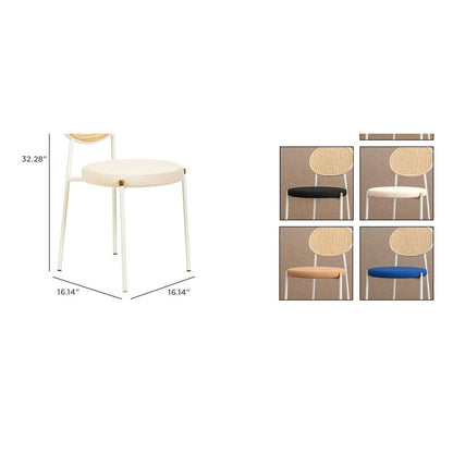 Lume Collection Modern Bar Stool in Burgundy