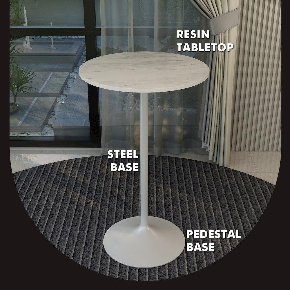Verve Collection Modern Bar Height Table
