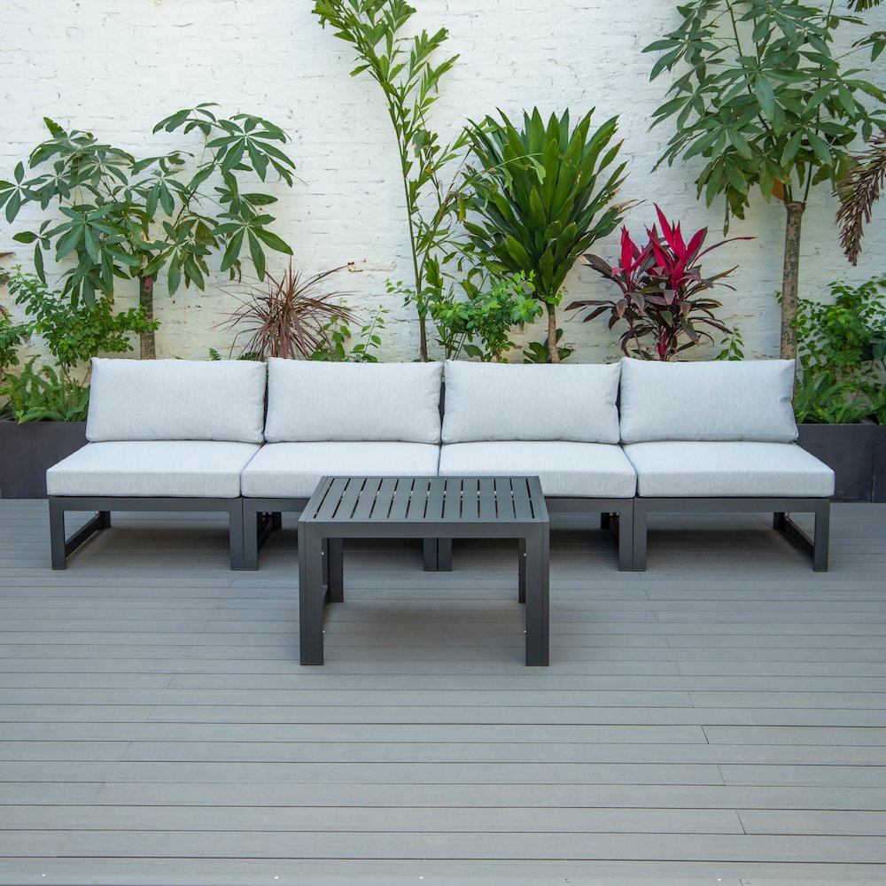 Chelsea 5-Piece Middle Patio Chairs and Coffee Table