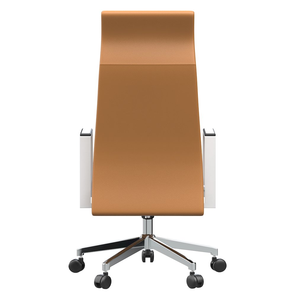 Aleen High-Back Office Chair in Acorn Brown