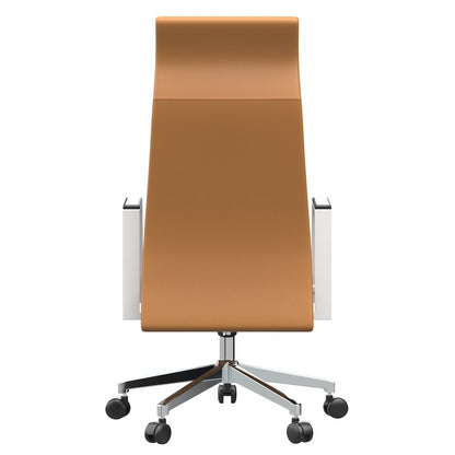 Aleen High-Back Office Chair in Acorn Brown