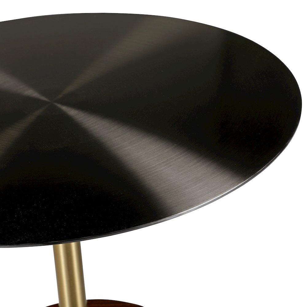 Malta Collection Modern End Table In Brown