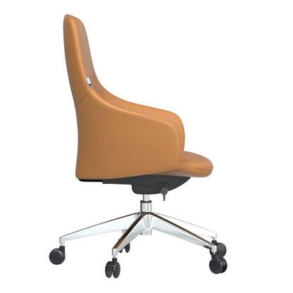 Celeste Series Office Chair in Acorn Brown Leather