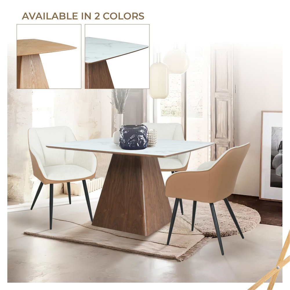Zephry Collection Modern Dining Wooden Square Dining Table