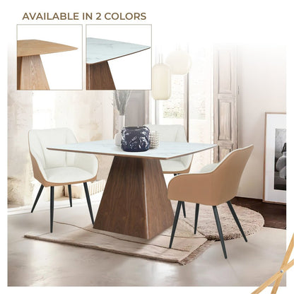 Zephry Collection Modern Dining Wooden Square Dining Table