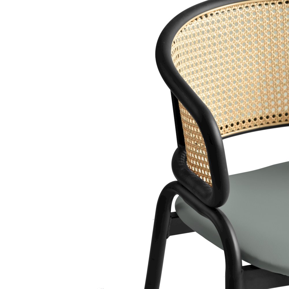 Ervilla - Dining Chair - Grey Leather