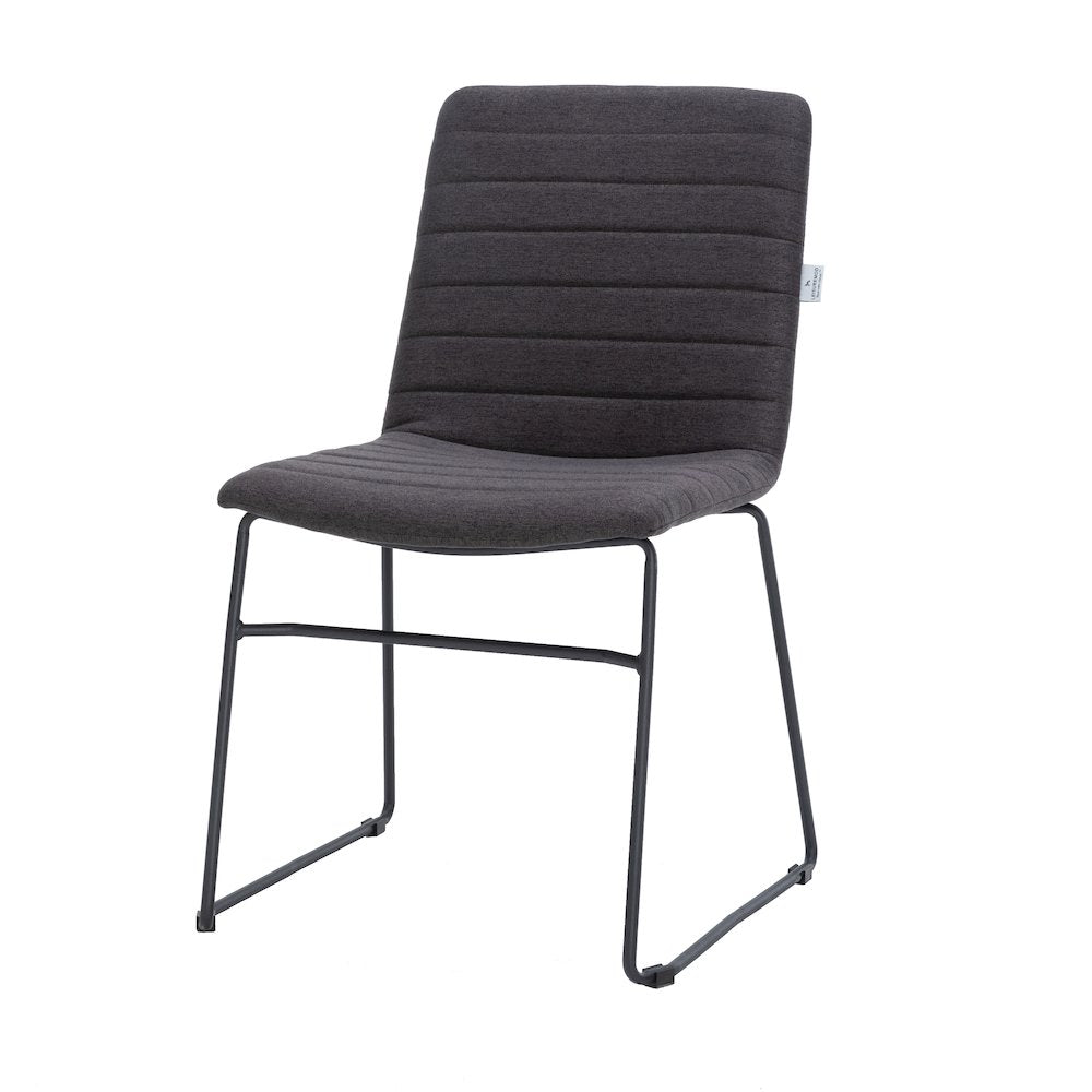 Zylar Series Office Guest Chair in Brown Fabric