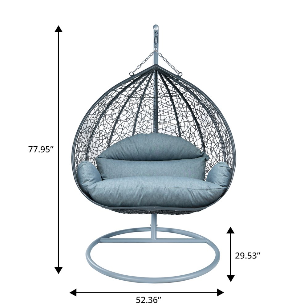 Recluse Collection Modern Outdoor Swing Chair