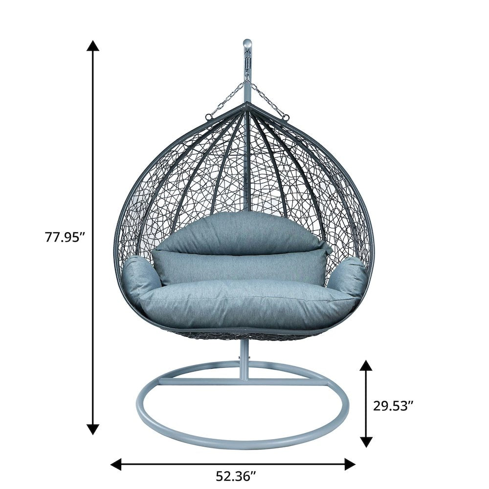 Recluse Collection Modern Outdoor Swing Chair
