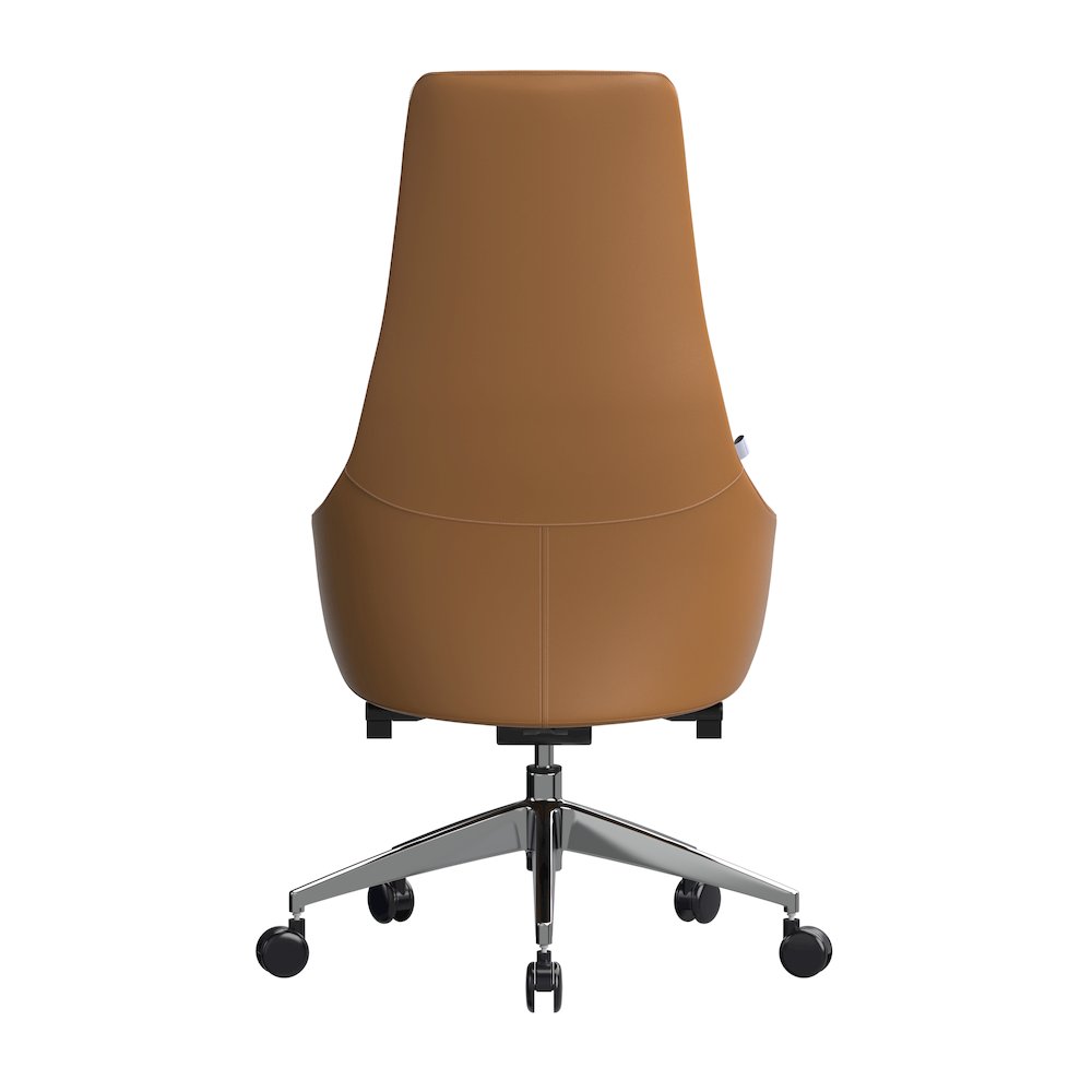 Celeste Series Office Tall Chair in Acorn Brown Leather