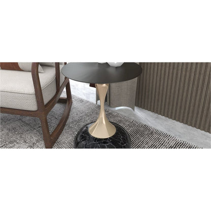 Euston Modern Wicker Dining Chair with Velvet Round Seat