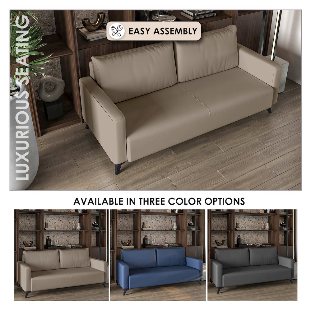 Inno Collection Three Seater Sofa In Taupe