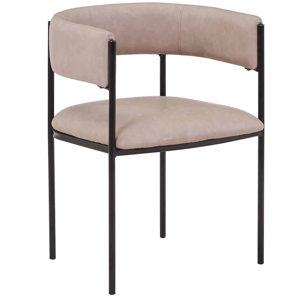 Cyril Collection Modern Chair in Taupe