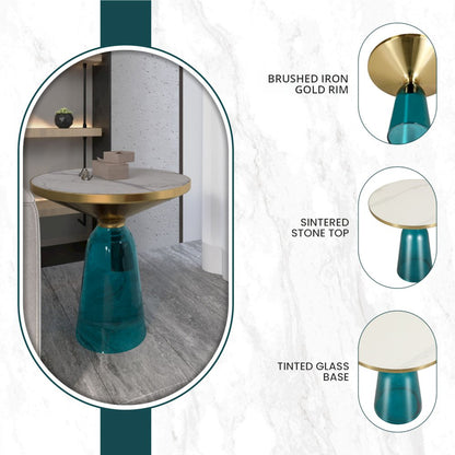 Tully Collection Glass side Table