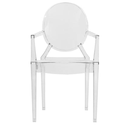 Carroll Modern Acrylic Dining Side Chair, Set of 4