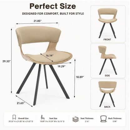 Murray Modern Dining Chair, Set of 2