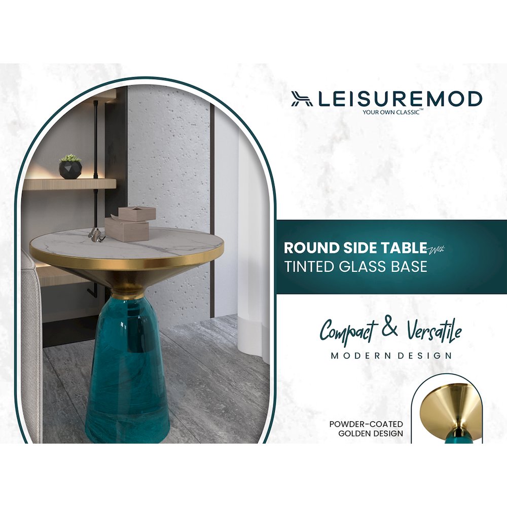 Tully Collection Glass side Table