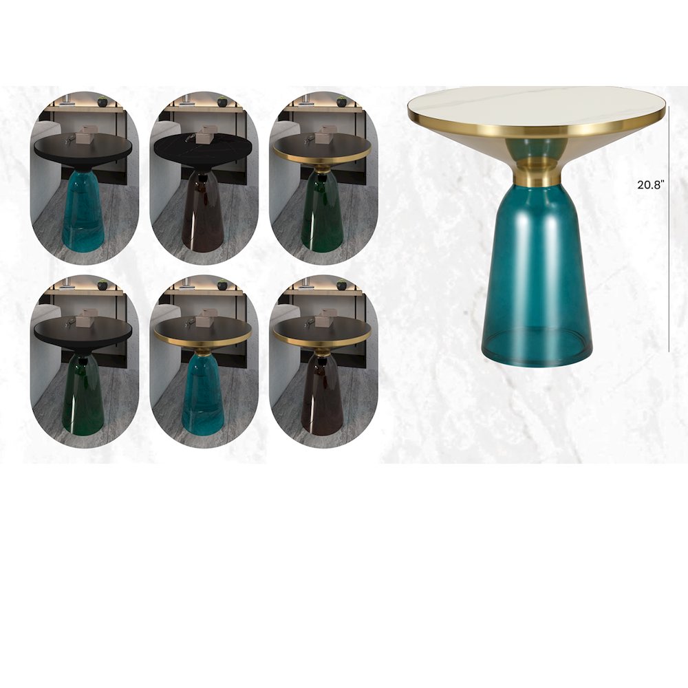 Tully Collection Glass side Table