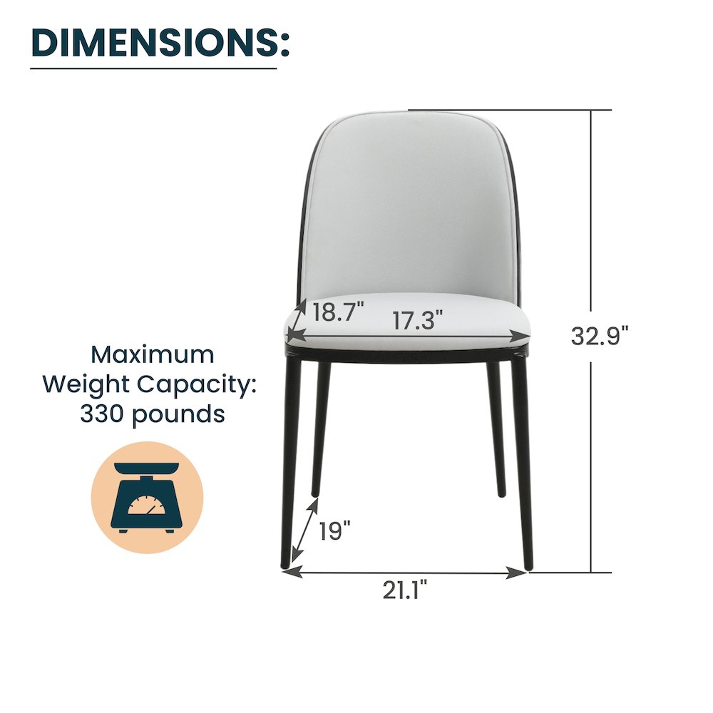 Tule Mid-Century Modern Dining Side Chair