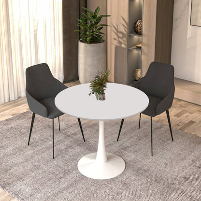 Bristol Mid-Century Modern Round Dining Table