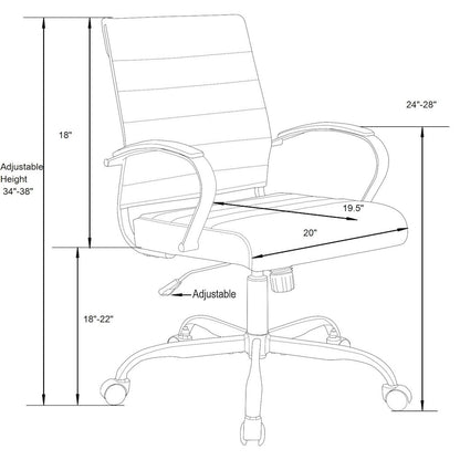 Benmar Leather Office Chair