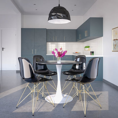 5-Piece Dining Set with 35" Round Dining Table