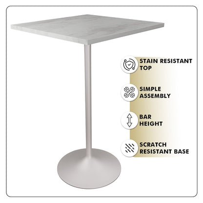 Verve Collection Modern Bar Height Table
