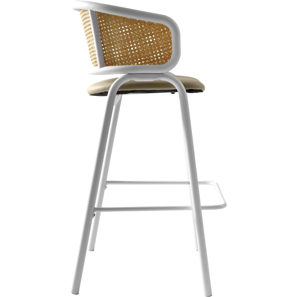 Ervilla Wicker Bar Stool Set of 2