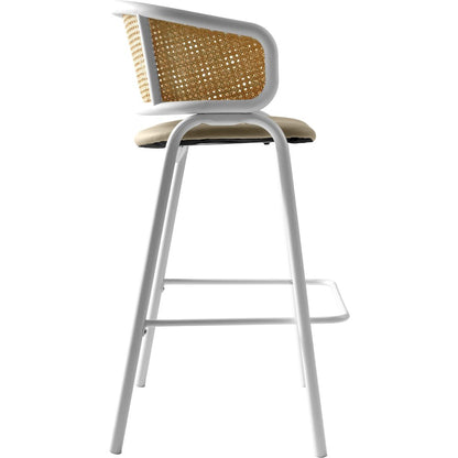 Ervilla Wicker Bar Stool Set of 2
